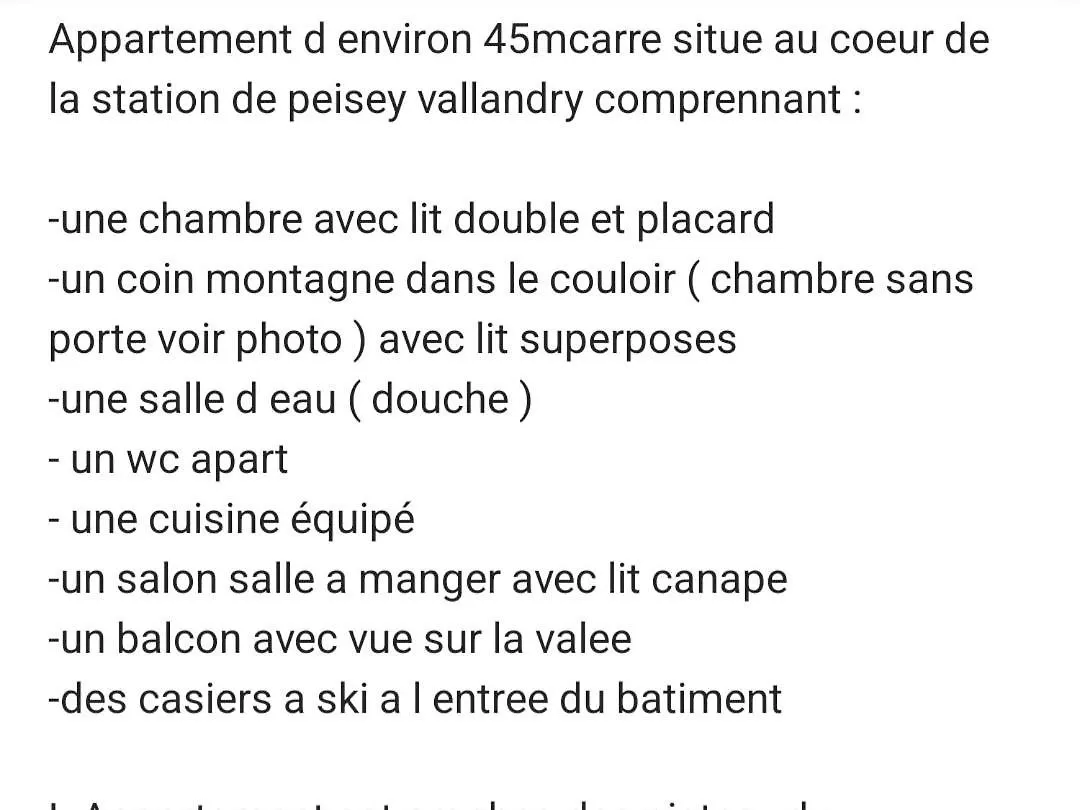 Appartement Plein Coeur De Vallandry Landry